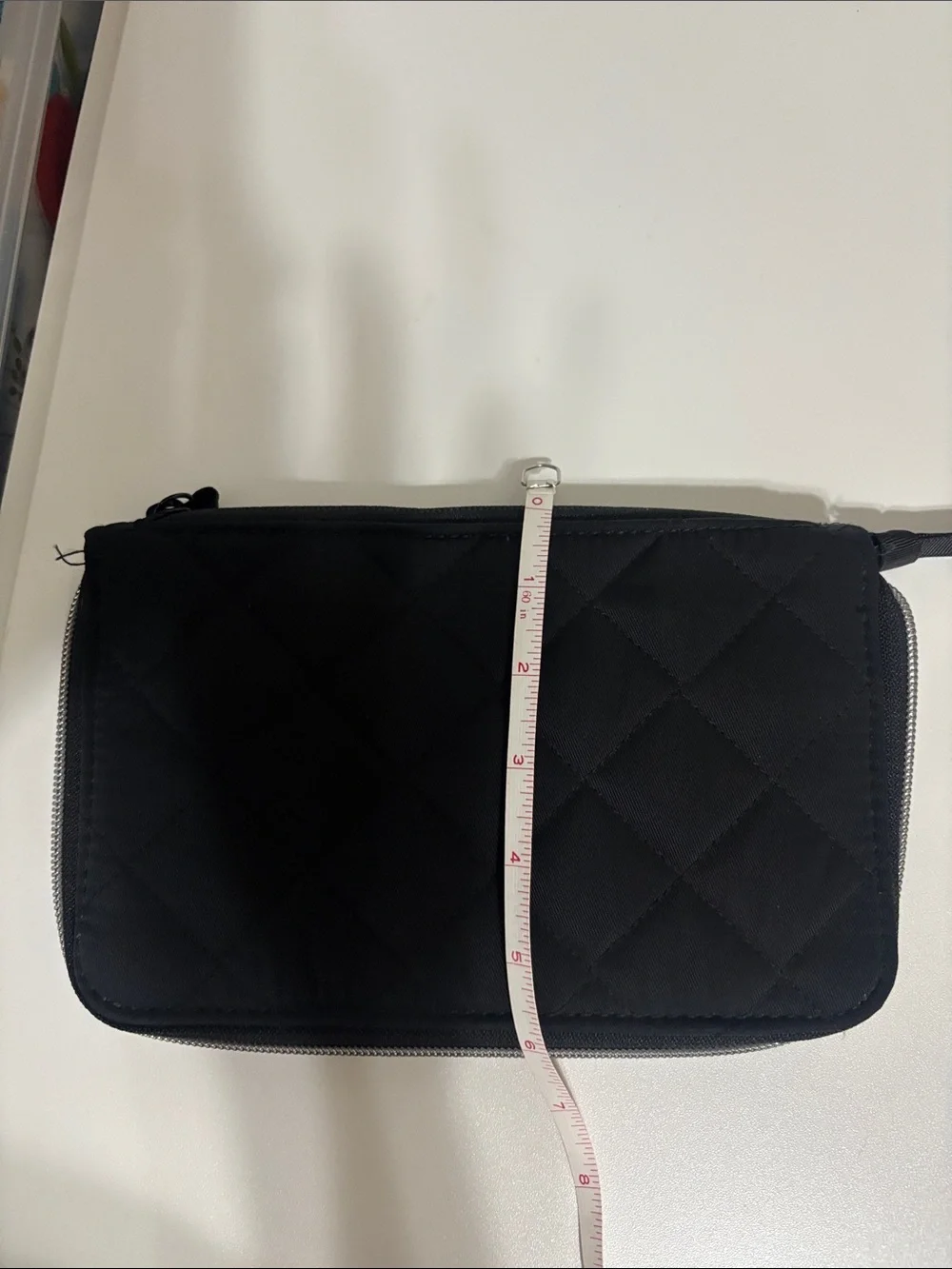 Vera Bradley black Quilted travel wallet